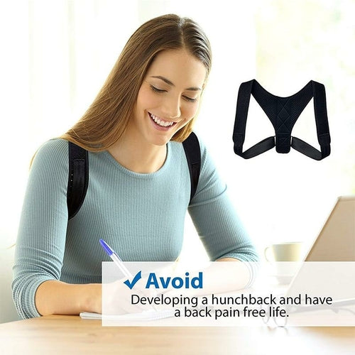 Nuvara Posture Corrector — Adjustable Back Support for Men & Women