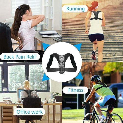 Nuvara Posture Corrector — Adjustable Back Support for Men & Women