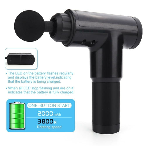Nuvara Pro Massage Gun — 6-Speed Deep Tissue Relief